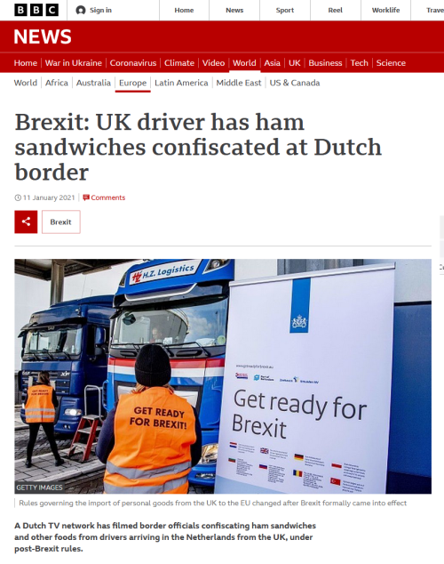 annotated-hetalia: “A Dutch TV network has filmed border officials confiscating ham sandwiches