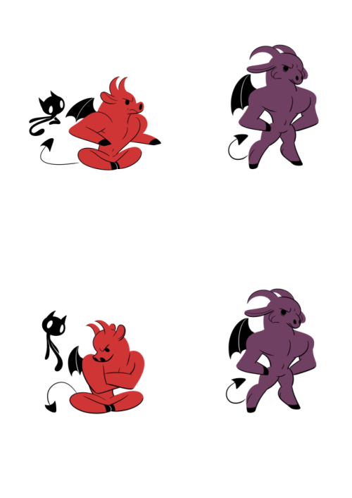 stutterhug:  Devils Advocate.or adventures of a run away tail (refer to previous comic ‘Tail End’ and my other demonic cat friend comics to learn more )