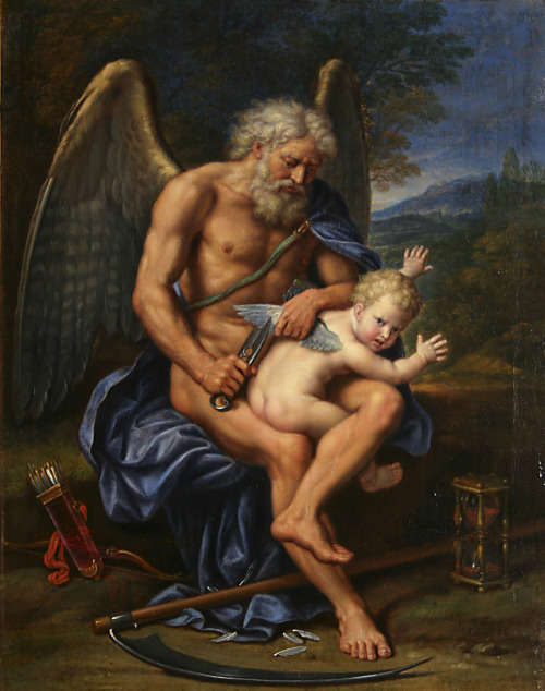 Pierre Mignard (1610-1695), ‘Time Clipping Cupid’s Wings’, 1694