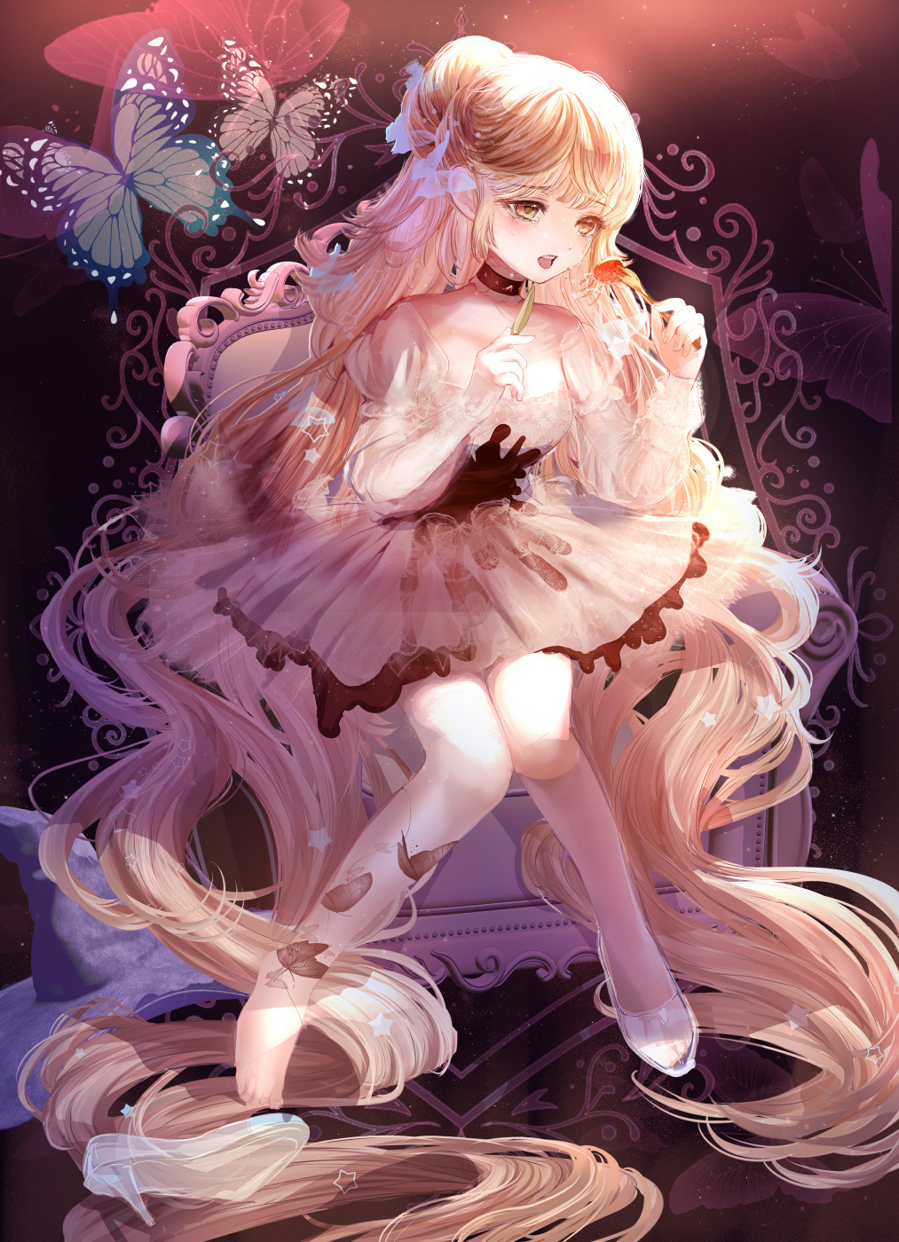 女の子 イラスト 創作 少女 絵 失恋魔女 全身版 Broken Heart Witch Whole Body Version 女の子 イラスト 創作 少女 絵 失恋魔女 全身版 Broken Heart Witch Whole Body Version
