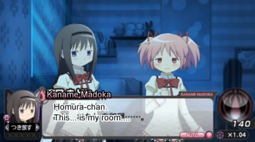 whatamidoingeven:HOMURA LITERALLY BREAKS INTO HER ROOM IN THE NIGHT AND WHEN MADOKA GETS FREAKED OUT