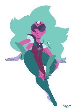 talyaperper:  Well done, Gems. A fight well fought.  Trying out this lineless style,and I kinda like it! This is transparent too – thinking of making this into a sticker on my RedBubble. ***EDIT: You can now buy this as a sticker here!*** 