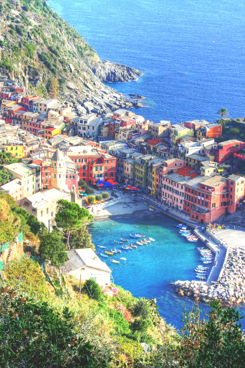 wavemotions:  Vernazza - a tough hike, a great view