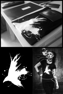 lllnomadlll:  Some Raven-shirts getting ready to hit the road… Get your own exclusively on www.beyond-creation.com For more of my raven-art visit me here:  Website | Shop | Facebook | Instagram | Pinterest Model: The lovely Triz Täss  Photo