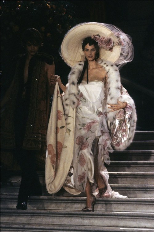 John Galliano for Christian Dior, Haute Couture, Spring Summer Collection, 1998. Model: Debbie Deite