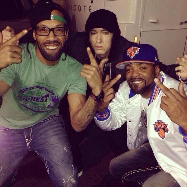 thashadygrizzly:  Eminem, Method Man &amp; Redman at the Beats Music Festival’s