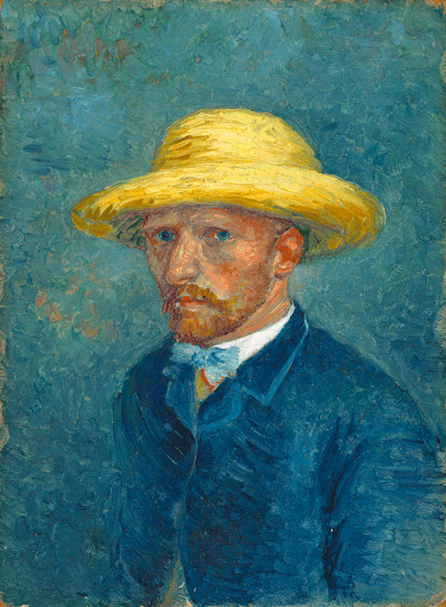 goodreadss:Portrait of Theo van Gogh by Vincent van GoghSelf Portrait with Grey Felt Hat by Vincent 