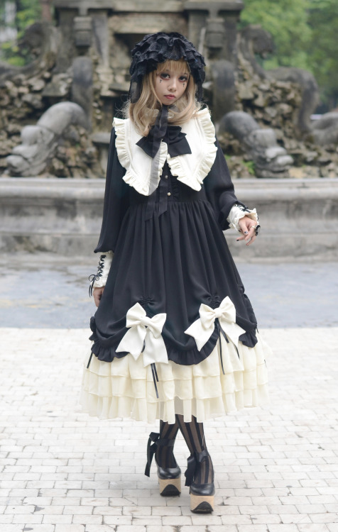 [ Victorian Dolly Dream OP]Colors: Available in many colors (black/ bordeaux/ navy/ purple/ gray, et