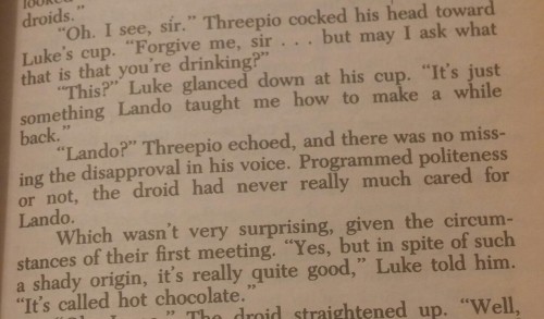waltzkatzenblut:My favorite thing about heir to the empire is the fact that down the road lando taug