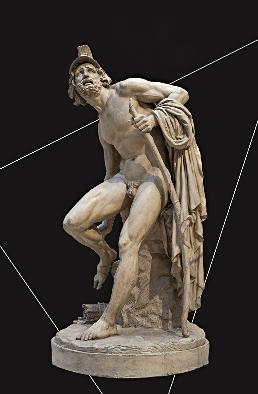 hadrian6: Philoctetes on the Island of Lemnos.  1852. Jean Baptiste Carpeaux. French