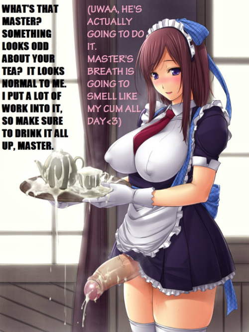 Dang It! I’d looooooooooove to hire a Futa maid this sexy, and would look forward to drinking her special cum-tea everyday ;)