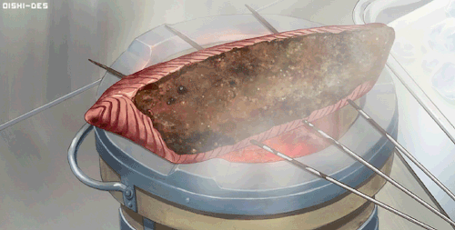 oishi-des:Bonito Tataki (Seared Bonito) - Isekai Izakaya: Kyoto Aitheria no Izakaya Nobu ep7