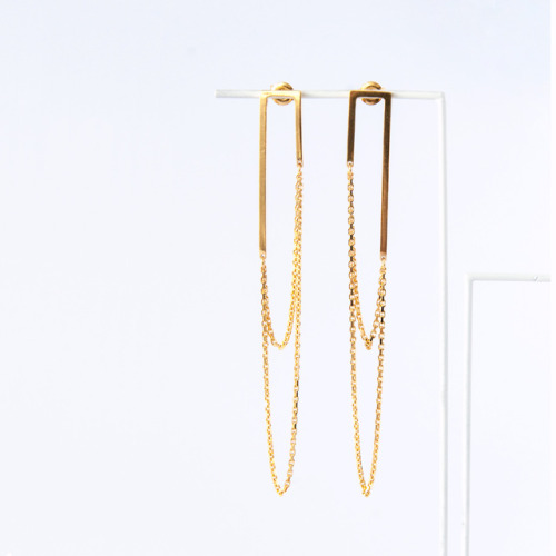 Long Chain Earrings SOLOON STUDIO Jewelry