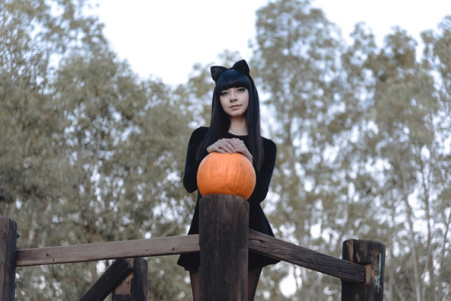 maysakaali:  • Photography: fanored • Model: maysakaali By October, the pumpkins were very big and v