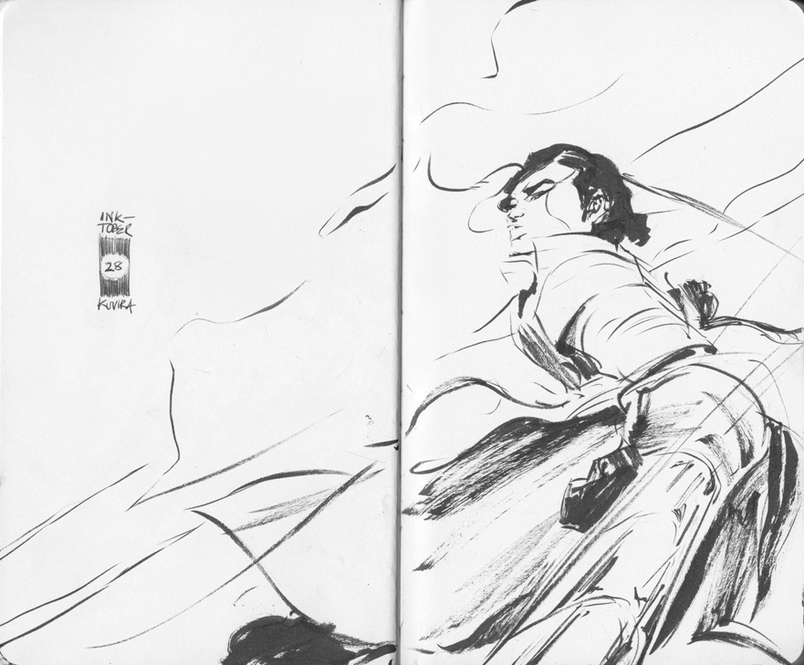 theartsmrr:  A couple more fave Legend of Korra inks I did for le Inktober 2015!