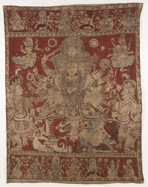 Taleju Bhavani cloth painting, Nepal