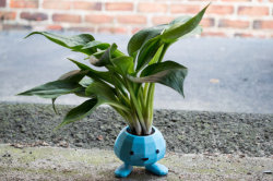 retrogamingblog:  Oddish Planter made by CarryTheWhat