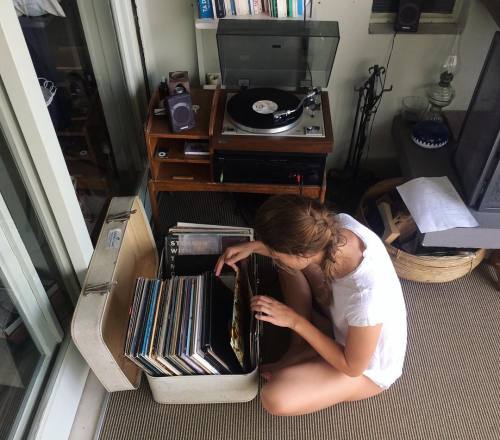 vinyl records