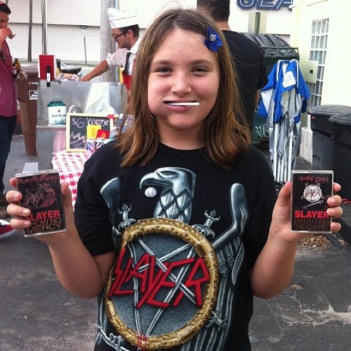 radio-active-records:  Aurora - the official ambassador of Cassette Store Day. #cassettestoreday #csd13 (at Radio-Active Records)