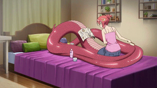 asktentacletiki:this is soo cute! i image Tentacle tiki doing this to all her tentacles