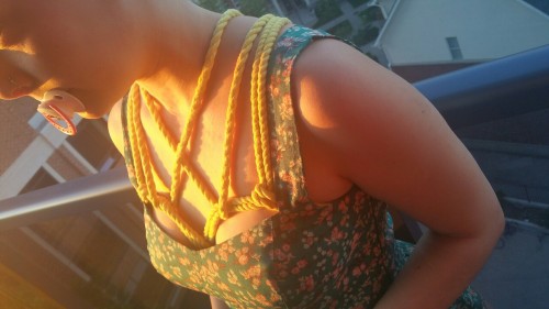 bdsmgeek:  Sunset bondage. m: miniature-minx