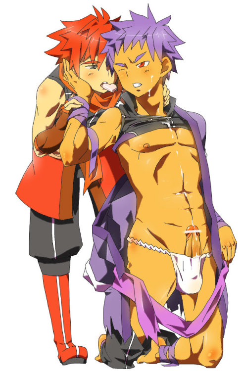 Kouji Kagoshima x Kousuke Fukuokaこーじせんぱい！ by 9番目のKさん (sadly artist pixiv was already deleted)