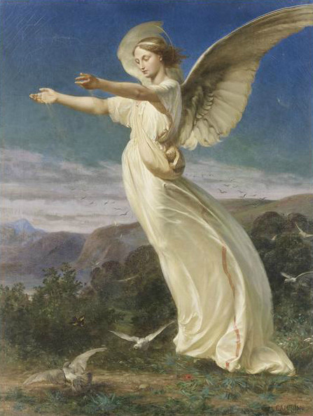 Armand Cambon, Sowing angel, c.1860
