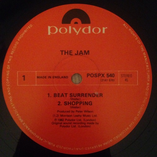 The Jam - Beat Surrender Ep                    Holland Press 1982 (Polydor)