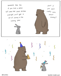 lizclimo:  happy new year! may it be a prosperous one (whatever that means to you)  xo liz 