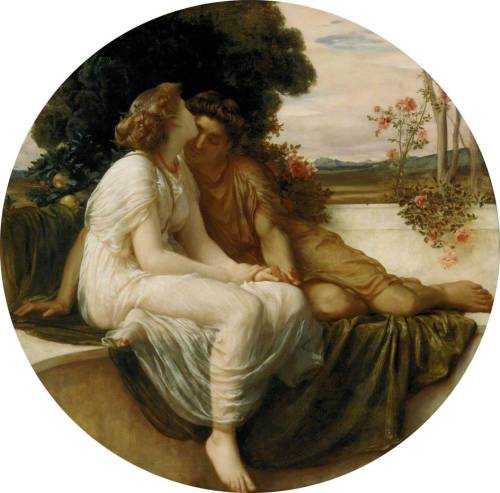 Acme and Septimius by Frederic Leighton exhibited 1868oil on canvasThe Ashmolean Museum