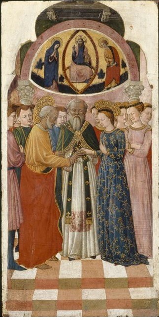 Marriage of the Virgin by Francesco de Rimini, 1440-50