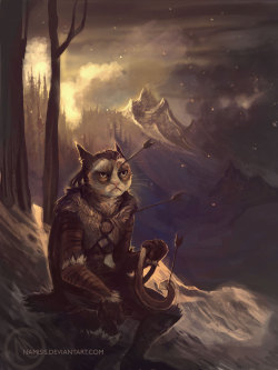 namisis:  grumpy cat khajiit style! could