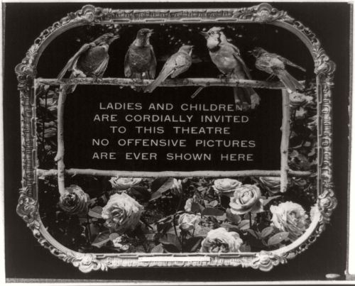 Porn Pics Movie Theatre Etiquette Posters from 1912