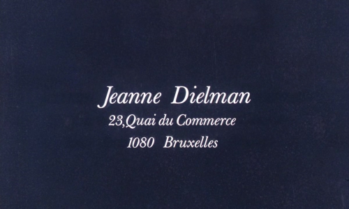  Jeanne Dielman, 23, quai du commerce, 1080 Bruxelles (1975)Directed by Chantal AkermanCinematograph