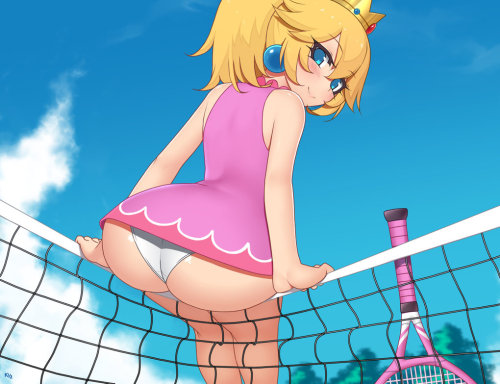 Porn photo kuroonehalf:  Finally drew tennis Peach!