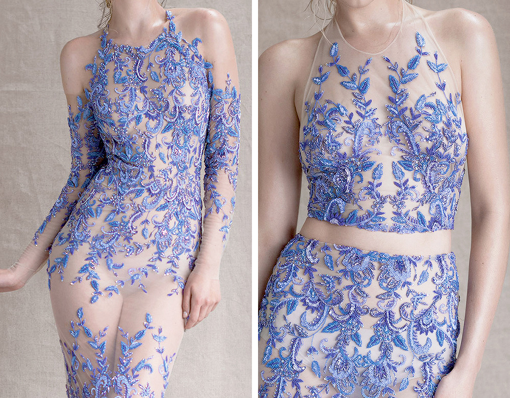 evermore-fashion:  Paolo Sebastian “Sirens of the Sea” Spring 2015 Haute Couture