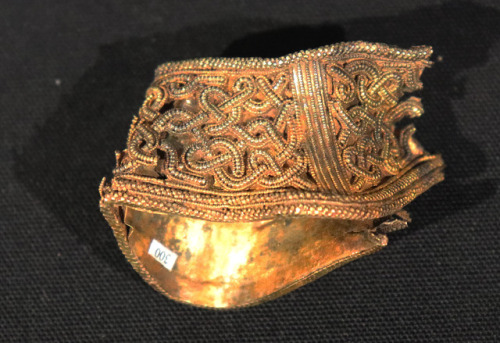 Staffordshire Hoard, Anglo-Saxon Treasure Hoard, Stoke-on-Trent, 26.11.17.Exquisitely detailed treas