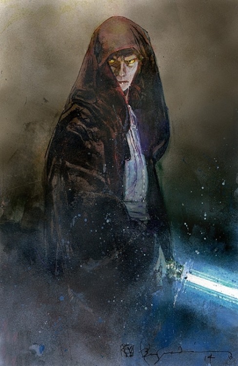 westcoastavengers:Anakin Skywalker by Bill Sienkiewicz