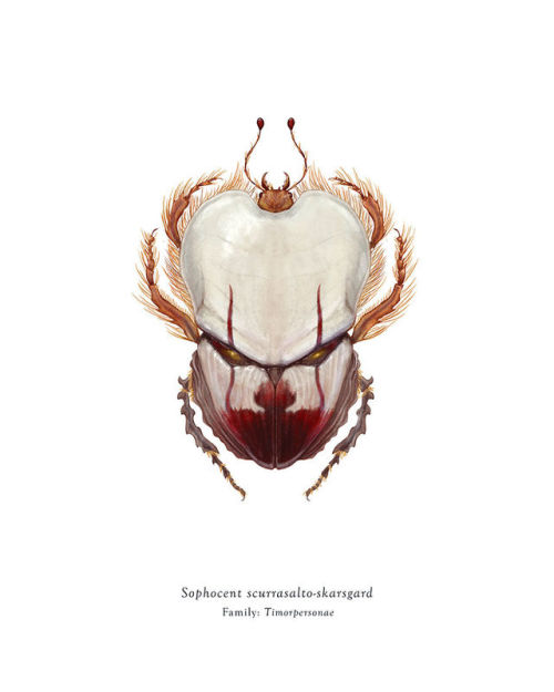 “I Mutated 12 Insects To Resemble Horror Movie Characters“
