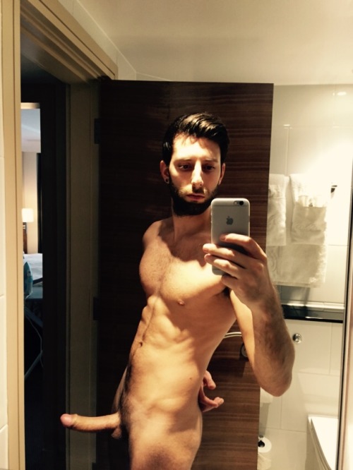 biggaydong:  Horny as hell in my hotel room