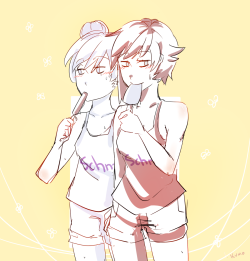 moekumo:  old twitter prompt, summer times wr69min 
