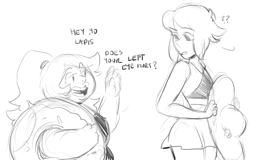 bumbleshark:  lazuli-teal: Imagine Amethyst telling Lapis a bunch of cheesy pickup