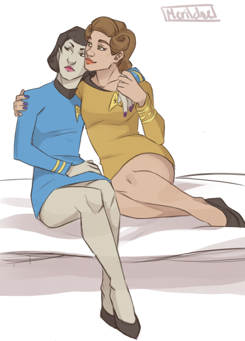 merildae:more pinup space wives because its winter break and i can draw what i want
