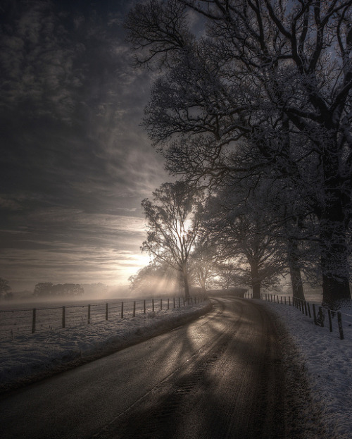 Winter in Eden Valley, Cumbria, England (by Mark Littlejohn).