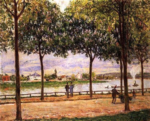 Notable Chestnut Trees ….Chestnut Trees and Farmstead of Jas de Bouffan - Paul Cézanne 1876Ch
