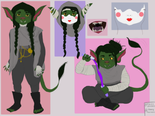 sleepyhorreurs: ive been watching critrole and guess who my fav is [id: various drawings of nott, a 