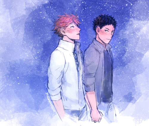 kittlekrattle:  “Happy birthday, Tooru.” (iwa’s gifts to oikawa listed in the captions) 