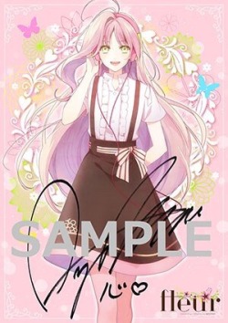 xiaoxiongmaoyuugi:A preview of the autographed image you receive by purchasing the third album, fleur, at the aichuu stage theater in-person. It’s signed by Kokoro’s voice actor himself!