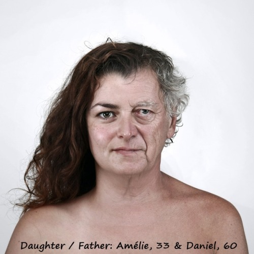 turecepcja:  crossconnectmag:Genetic portraits by Ulric Collette, photographer and graphic designer based in Québec City, Canada. A photographic research exploring the similarities between different members of the same familyPosted to Cross Connect by Mar