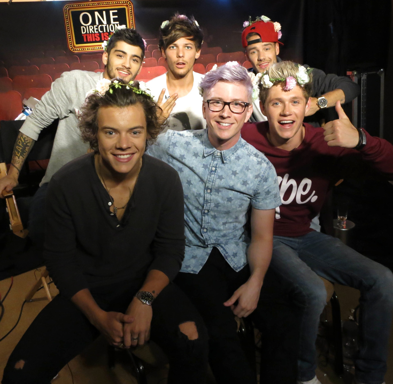 tyleroakley:  I interviewed One Direction. (I am now dead.) 